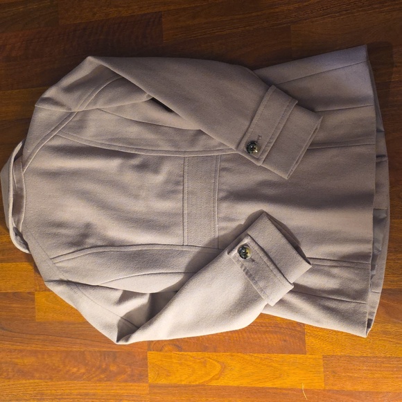 London Fog Women's TMauve/ TanPea Coat - Picture 5 of 5